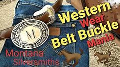 Western Wear Belt Buckle Uboxing - Montana Silversmiths