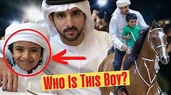 This Boy Spends A Lot Of Time With Crown Prince Of Dubai Hamdan. But Who Is He?