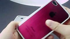 Red iPhone 4S Metal Back Cover Cases with Plastic Edged - video Dailymotion