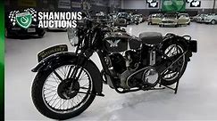 1938 Matchless Model X Solo Motorcycle - 2021 Shannons Winter Timed Online Auction