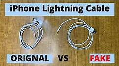 How to Identify an Original or Fake Apple iPhone Lightning Cable