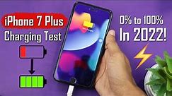 iPhone 7 Plus Charging Test in 2022 | 0% to 100% 🔋😱