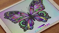 The only iOS coloring app... - Pigment Adult Coloring Book