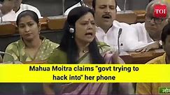 Mahua Moitra says "Govt trying to Hack her iPhone & email," shares screenshots of alerts sent by Apple