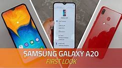 Samsung Galaxy A20 First Look | Specs, Camera, Price, and More