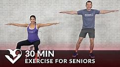 30 Minute Exercise for Seniors, Elderly, & Older People - HASfit - Free Full Length Workout Videos and Fitness Programs