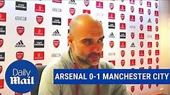 Pep Guardiola press conference after Man City's win at Arsenal