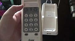 Vintage 1988 AT&T 4110 Cordless Telephone