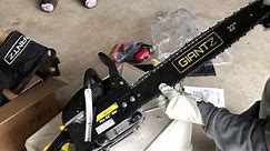 How to Assemble a chainsaw. Unboxing and full assembly with good helps & tips