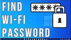 How To See Wifi Password Windows 10 | How to Find Wi-Fi Password in Windows 10 (2024)