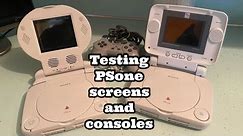 Buying and Testing All the PSone PS1 PlayStation Screens and Consoles I Could Find