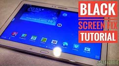 HOW TO FIX GALAXY TAB A NOTE 10.1 SCREEN FROM STAYING BLACK TUTORIAL