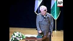 Barzani sworn in as president of Kurdish govt, comment on Wed's blast