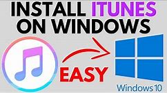 How to Download iTunes on Windows 10 PC or Laptop - 2022