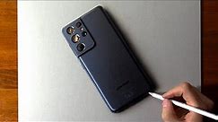 Drawing a smartphone... so realistic that it might ring 😲