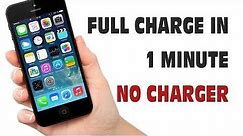 Charge your phone without a charger just in a minute | [ *Read the Description ]