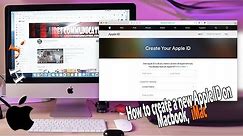 How to create a new Apple ID on Macbook pro, Macbook Air, iMac
