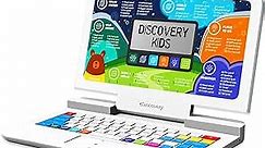 Discovery Kids Teach & Talk Swivel Laptop, Children’s Educational Interactive Computer, 60 Challenging Games and Activities, LCD Screen, Keyboard and Mouse Included