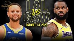 Golden State Warriors vs Los Angeles Lakers Full Game Highlights | October 13, 2023 | FreeDawkins
