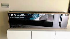 LG GX #soundbar Unboxing & installation for matching 65inch GX TV OLED65GXPTA