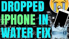 Dropped iPhone In Water! - HOW TO FIX