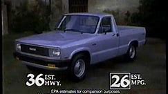 1982 Mazda B2000 Sundowner Pickup Truck TV Commercial