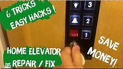 Home Elevator quick and easy fixes hacks ! Leeson Speedmaster Inclinator Motor noises gate fix help