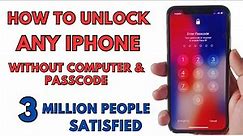 How To Unlock Any iPhone Without Passcode And Computer 100% !! Unlock forgot iPhone Screen passcode