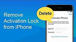 How to Remove Activation Lock from iPhone?