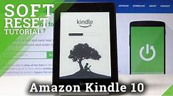 How to Restart Amazon Kindle 10 - Soft Reset Operation