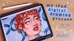 Full Digital Drawing Process & New iPad Tour!