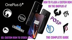 OnePlus 6T Flashing Guide 03 : CustomROM to Stock (OOS)