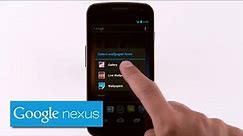 Galaxy Nexus: Change Wallpaper