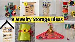 9 DIY Jewellery Organizer Ideas💡 That every Woman Should Know / 9 Jewelry Storage ideas from waste..
