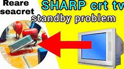 sharp crt tv standby problem