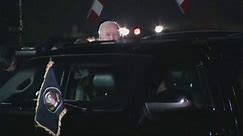 Biden appears perplexed amid arrival in Delaware following anti-Trump speech