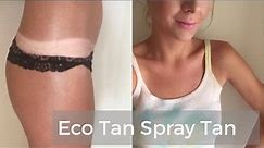 Spray Tan Before & After Results Using Eco Tan / A Girl's World Hair & Beauty