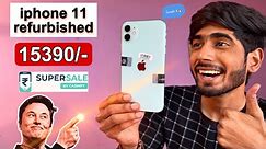 Unboxing iphone 11 64gb ₹15390 💚🤯 | grade A | Refurbished iphone | Cashify Supersale | Full Review