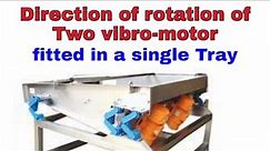 Vibro-motor direction of rotation