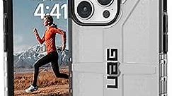 URBAN ARMOR GEAR UAG Case Compatible with iPhone 15 Pro Max Case 6.7" Plasma Ice Rugged Transparent Clear Military Grade Drop Tested Protective Cover