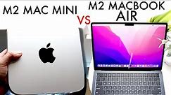 M2 Mac Mini Vs M2 MacBook Air! (Comparison) (Review)