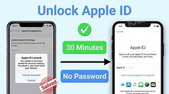 How to Unlock Apple ID from iPhone/iPad without Password and Phone Number 2023