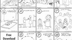 10 Commandments Coloring Book [Free Printable PDF] Pages for Kids