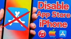 How To Disable App Store on iPhone / iTunes Store / How to disable App Store Purchases