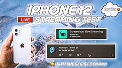 iphone 12 live streaming test • iphone 12 gaming test 2024 • iphone 12 bgmi test •