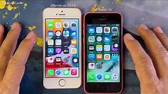 Comparison iPhone 5C vs iPhone se 2016