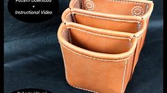 How to make a Leather Tool Bag - DIY - Instructional Video