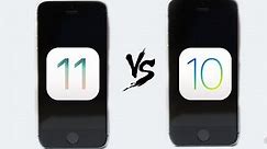 IOS 10.3.3 VS IOS 11 [IPHONE SE ][speed test]