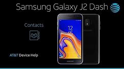 Contacts on your Samsung Galaxy J2 Dash | AT&T Wireless
