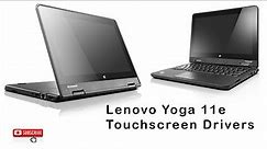 lenovo 11e touch screen not working